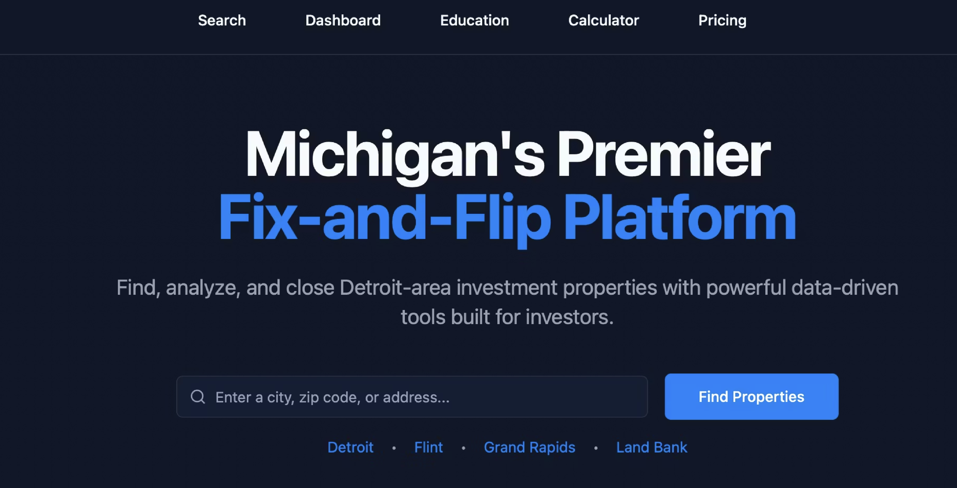 Homestream property analysis view